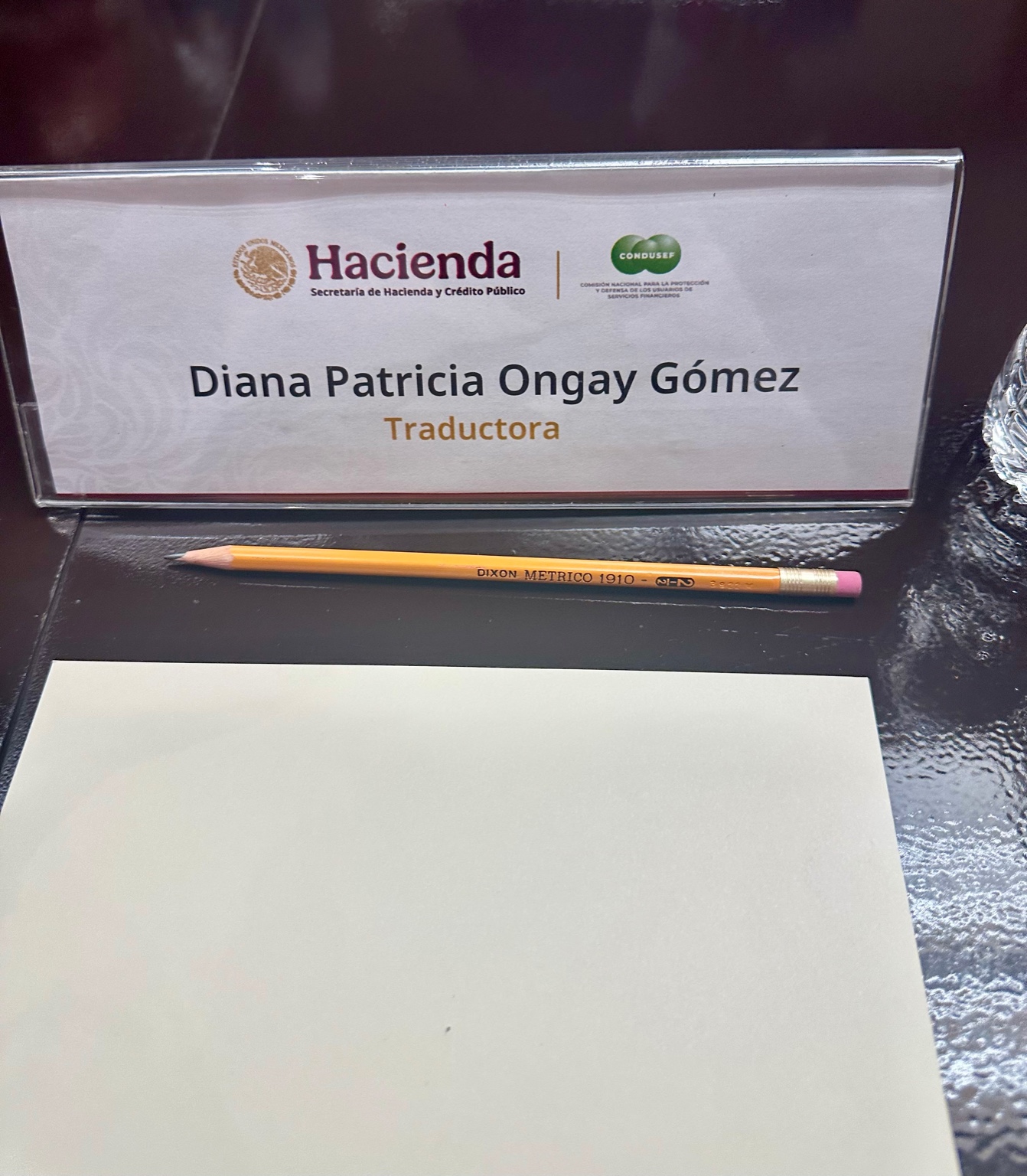 Hacienda CONDUSEF translator badge